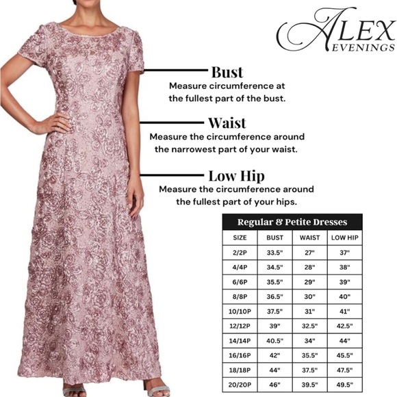 Sequin Lace Trumpet Evening Gown - Picture 5 of 5